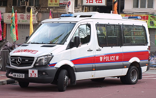 A police van