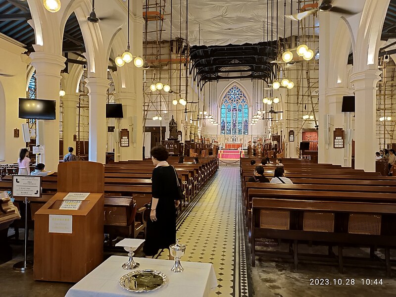 File:HK Central 花園道 Garden Road 聖約翰座堂 St John's Cathedral interior October 2023 R12S 06.jpg