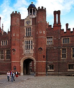 Clock Court gatehouse, Hampton Court Palace, c. 1520