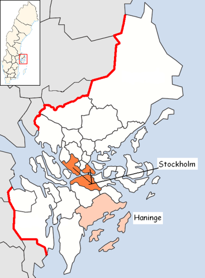 How to get to Haninge kommun with public transit - About the place