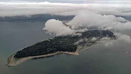 Hat Island aerial