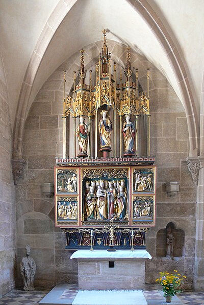 File:Heilsbronn Münster Elftausend-Jungfrauen-Altar.jpg