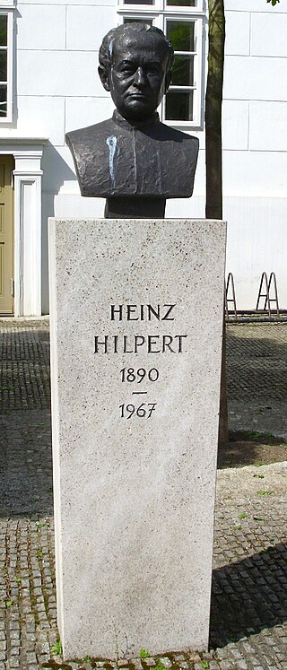 <span class="mw-page-title-main">Heinz Hilpert</span> German actor, screenwriter and film director