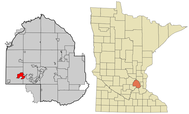 File:Hennepin County Minnesota Incorporated and Unincorporated areas Mound Highlighted.svg