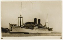 The turbine ship Nieuw Zeeland Het K.P.M.-stoomschip Nieuw Zeeland, KITLV 34251.tiff