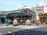 南口（2008年10月、広電駅舎）