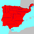 Image 1Visigothic kingdom in Iberia from 625 to 711 (from History of Portugal)