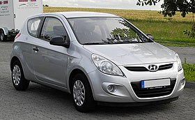 Hyundai i20 1.2 Classic - Frontansicht (1), 21. Juni 2011, Heiligenhaus.jpg