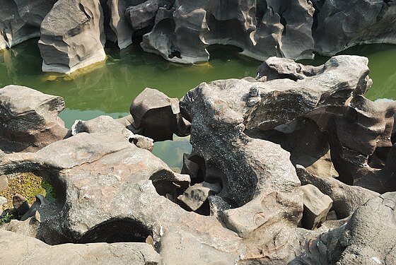 The Nighoj Potholes in Maharashtra, India