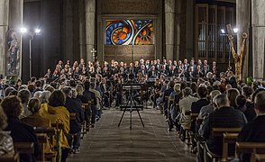 Performance of the Anthem of Friuli in the Duomo of Lignano on 6 October 2018