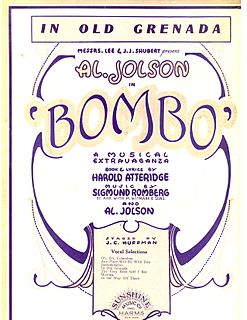 <i>Bombo</i> (musical) musical