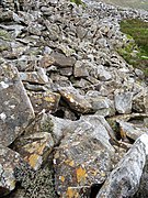 Inside the Celtic Iron Age hillfort of Tre'r Ceiri, Gwynedd Wales, with 150 houses; finest in N Europe 49.jpg