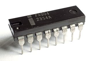 <span class="mw-page-title-main">Intel 4004</span> 4-bit microprocessor