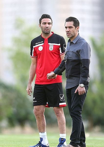 File:Iran training before 2018 FIFA World Cup qualification match against Qatar, Sanat Naft Training Complex 07.jpg