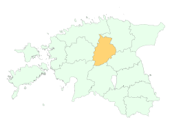 Location of Järva County