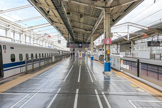 The Shinkansen platform 23 and 24 in September 2022