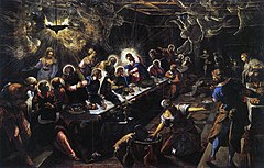 A Última Ceia (1592-1594) de Tintoretto