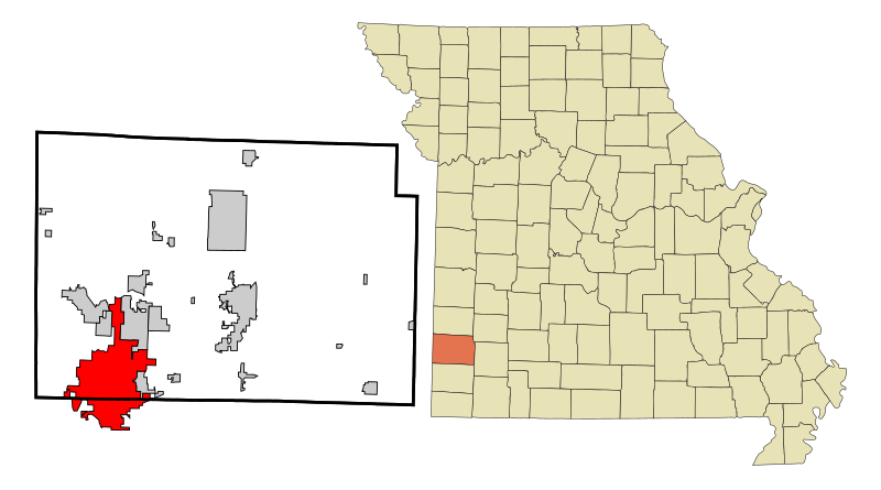 File:Jasper County Missouri Incorporated and Unincorporated areas Joplin Highlighted.svg