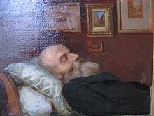 Jean Achard sur son lit de mort par Jules Bernard