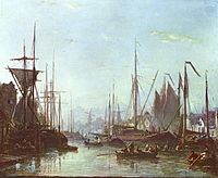 Rotterdam, by Johan Barthold Jongkind (1856)