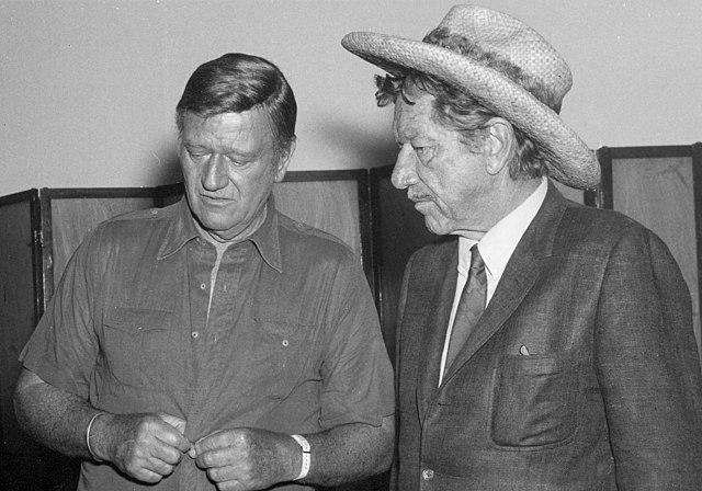 John Wayne and Boone at premier of Big Jake, 1971