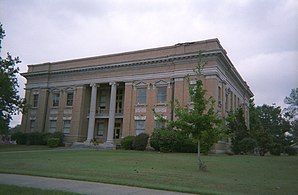 The Jones County Courthouse in Ellisville, listed on NRHP No. 94001307 [1]