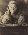 Julia Margaret Cameron, Mary Hillier and Two Children, 1864.