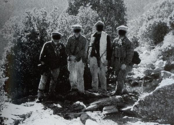 The first US team to enter the Tora Bora mountain range