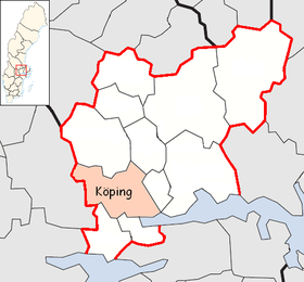 Localisation de Köping