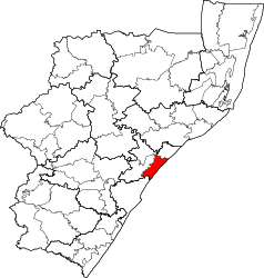 Municipalità locale di KwaDukuza – Mappa