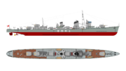 Thumbnail for Japanese destroyer Kagerō (1938)
