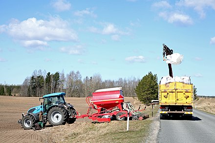 Sowing at spring in Estonia