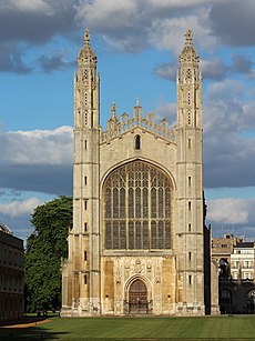 Kings College Cambridge Chapel from the river.jpg