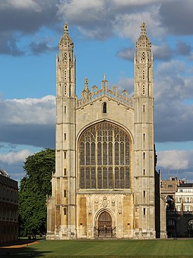 Kings College Cambridge Chapel from the river.jpg