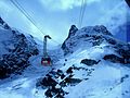 Telecabina spre vârful Klein Matterhorn, Zermatt, Elveția