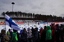 Stadion v Kontiolahti v roce 2014