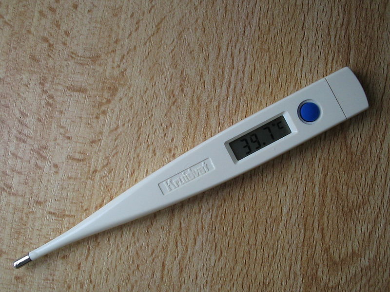 koortsthermometer WikiWoordenboek