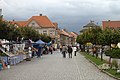 Čeština: Matějská pouť na náměstí v Kouřimi, Středočeský kraj English: A fair at the Mírové náměstí square in Kouřim, Central Bohemia