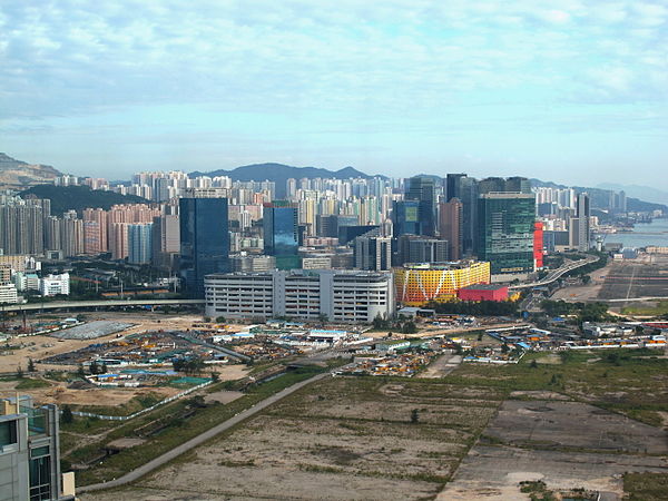 The skyline of Kowloon Bay