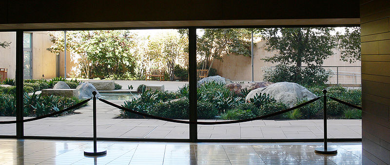 File:LA Cathedral window to garden.jpg