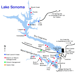 Lake Sonoma Fishing