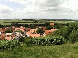 View of Landsberg (Saalekreis, Saxony-Anhalt) from Chapel Hill