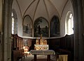 Intérieur de l'église du Bélieu.