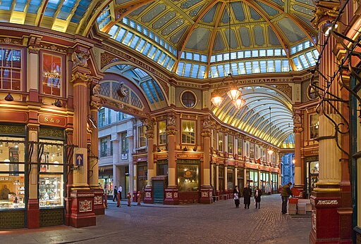 Leadenhall Market In London - Feb 2006 rotated