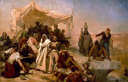 Napoleonin sotaretki Egyptiin, kattomaalaus Louvressa, 1835