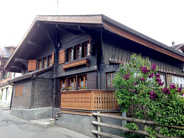 The oldest chalet in Leysin, built in 1600.