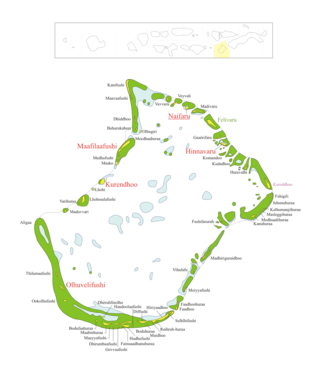 <span class="mw-page-title-main">Lhaviyani Atoll</span> Atoll of the Maldives