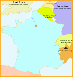 Az Épinay-Villetaneuse–Le Tréport-Mers-vasútvonal útvonala