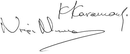 Signature de Kōstas Karamanlīs Κώστας Καραμανλής