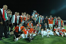 Litex Lovech - Vainqueur Coupe de Bulgarie 2009.jpg